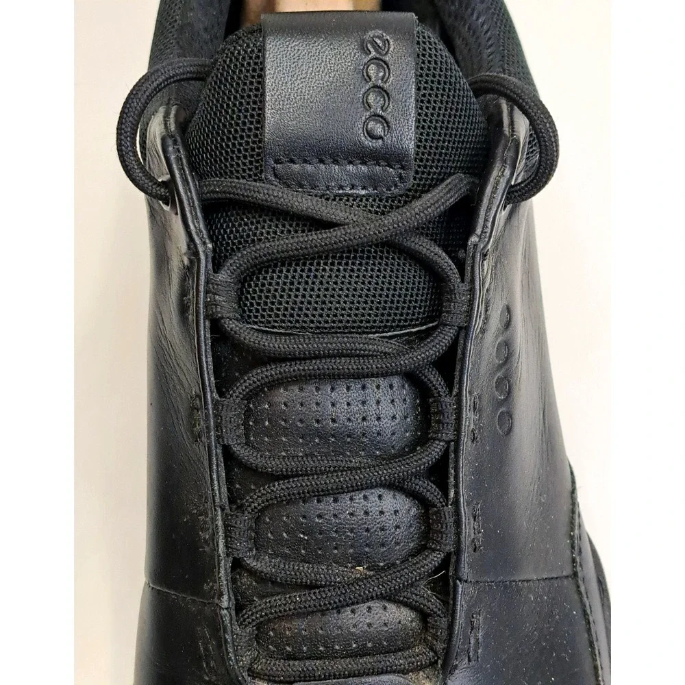 ECCO Biom Hybrid 3 Hydromax Golf Shoes Mens 7-7.5 Black NEW in Box Leather